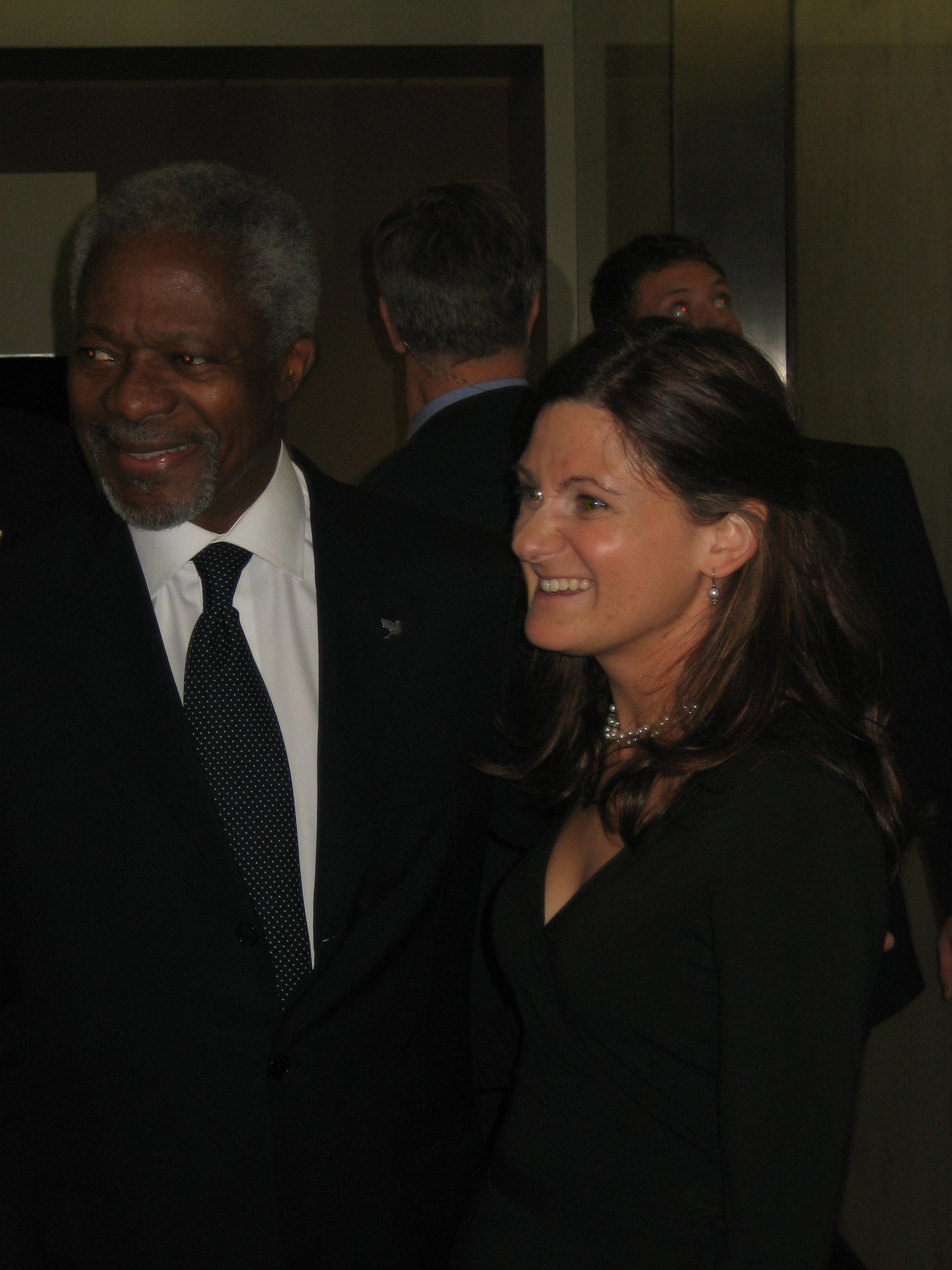 United Nations Secretary General Kofi Annan Emily Manning